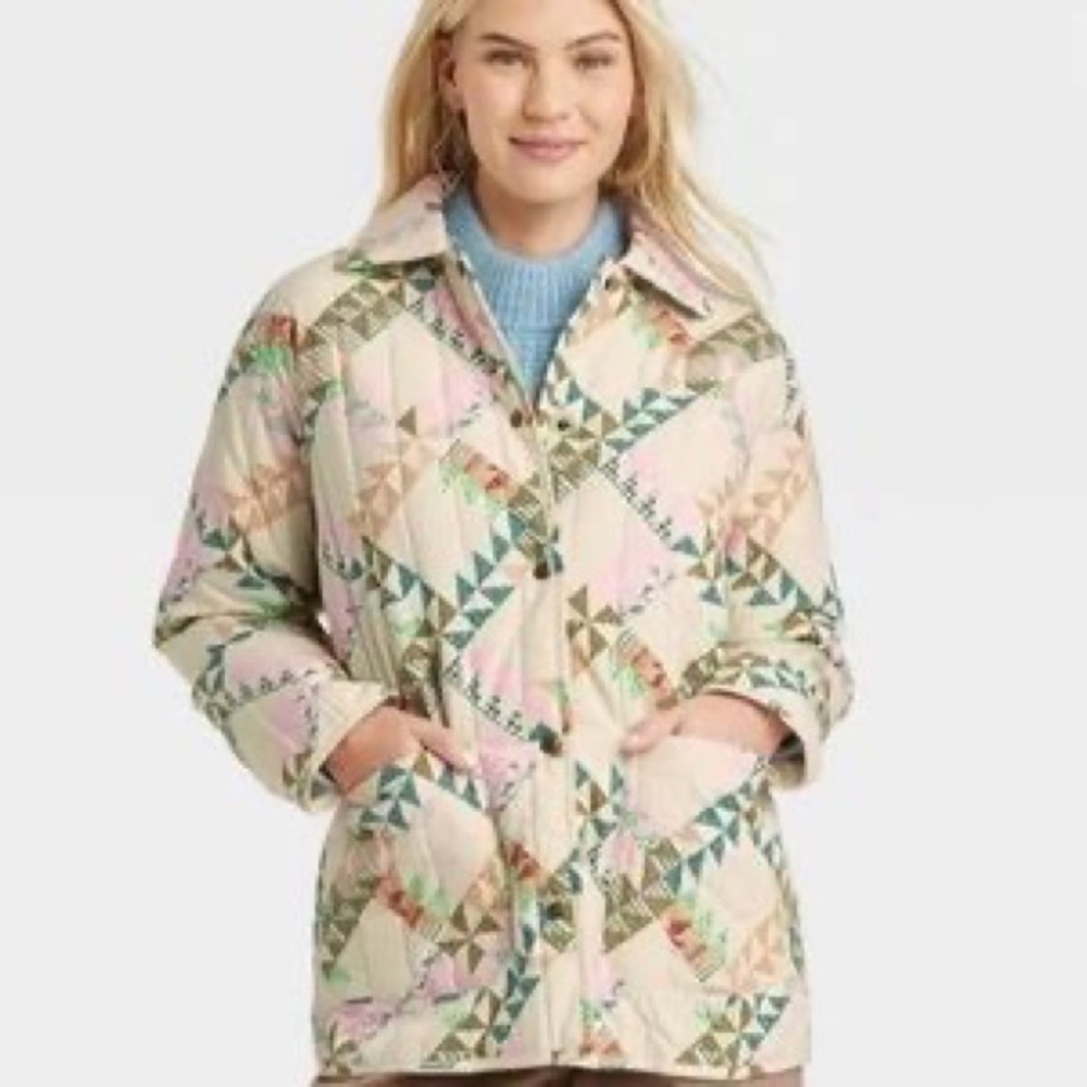 Cute quilted patchwork jacket